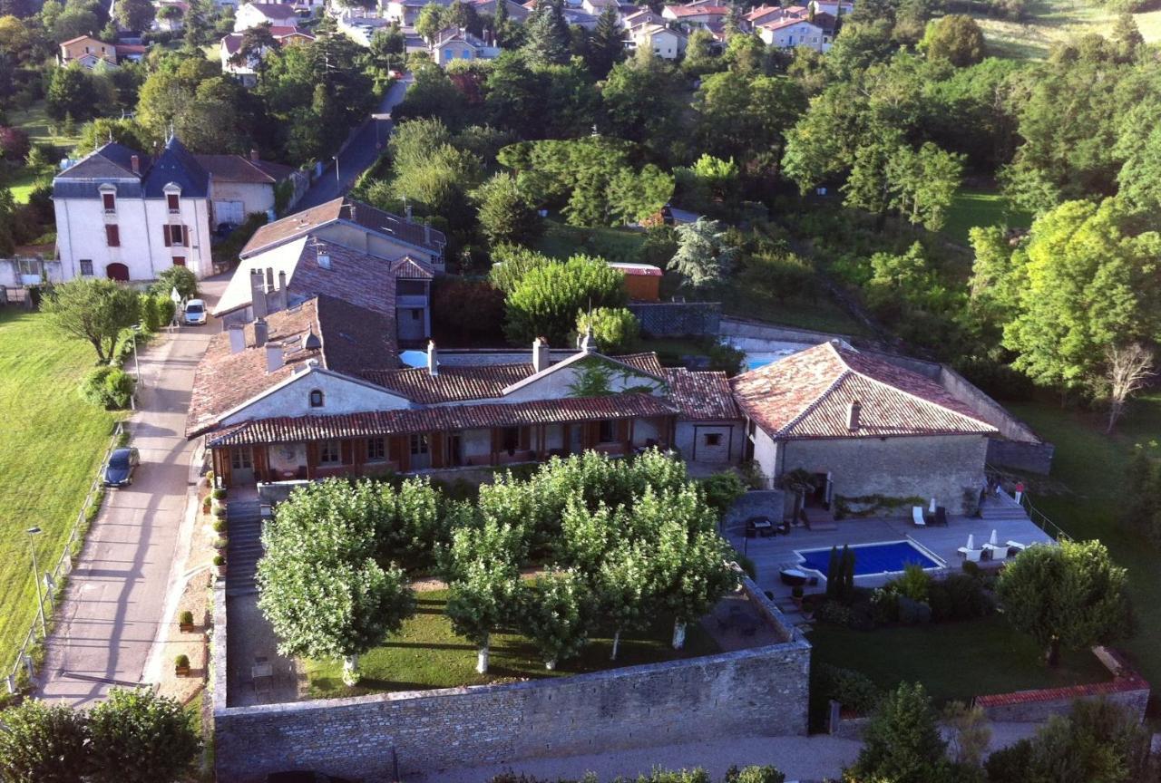 Clos De Mont July, Chambres Avec Vue Et Terrasse Dans Demeure Historique Ceyzeriat Esterno foto