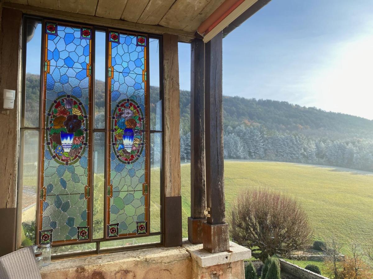Clos De Mont July, Chambres Avec Vue Et Terrasse Dans Demeure Historique Ceyzeriat Esterno foto